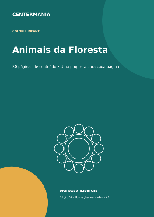 Capa de Animais da Floresta