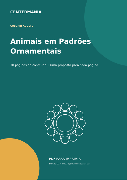 Animais em Padrões Ornamentais